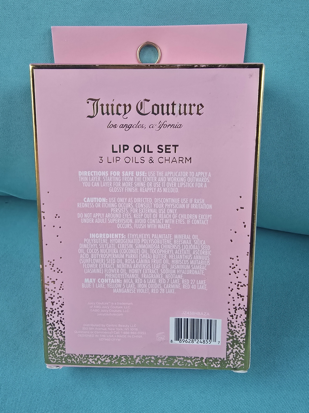 4 pc. Juicy Couture Lip Oil & Charm Set - Picture 3 of 3